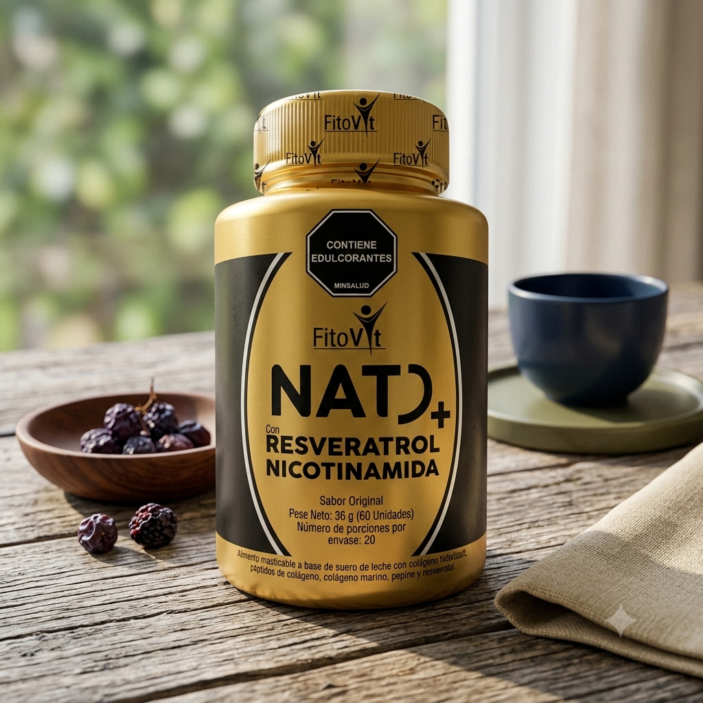 NAD+ con Resveratrol y Nicotinamida | La fórmula premium que tu cuerpo estaba esperando