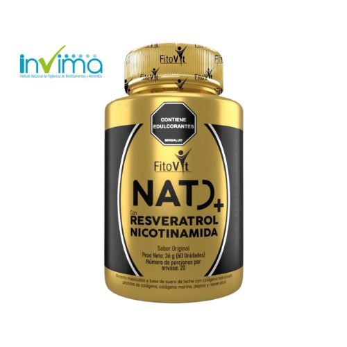 NAD+ con Resveratrol y Nicotinamida | La fórmula premium que tu cuerpo estaba esperando